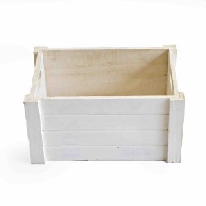 White crates