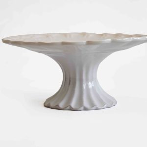 Vintage off white cake stand