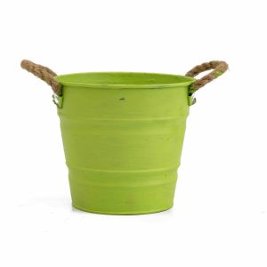 Lime green candy bucket